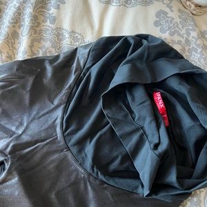 Spanx Faux Leather Maternity Leggings, size M